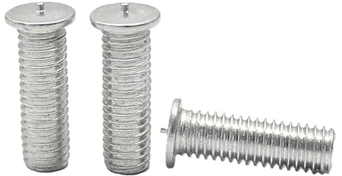 Pernos de soldadura, Pernos de soldadura aluminio 100 piezas M3/M4/M5/M6/M8 for clavos punto descarga condensador(M 5 x 16)