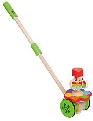 Lalia Schiebe/Nachzieh Spielzeug Schmetterlinge. Motorik-Spielzeug perfekt für Kleinkinder ab 2 Jahre Holzspielzeug Jungen und Mädchen. Tolles Geschenk