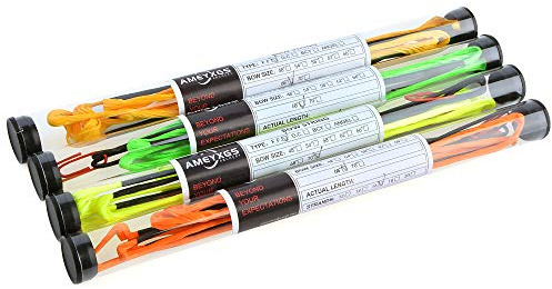 SHARROW Bogenschießen Bogenschnur 16 Stränge Bogensehne Bow String Langlebige Nylonschnur Umhüllungsfaden für Recurvebogen Bowstring Bogenschießenzubehör 68'' 70'' (Orange, 68'')