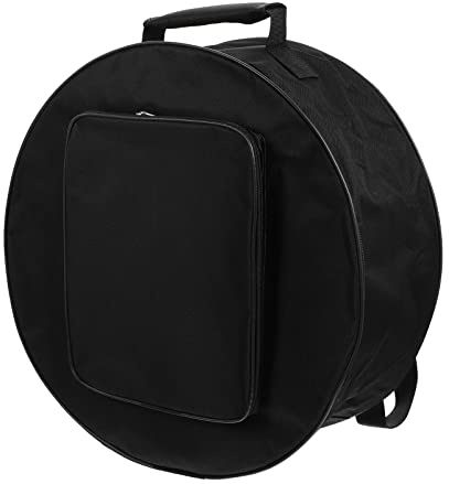 Vaguelly Portable Snare Drum Bag 15.74 Inch Lightweight Drum Storage Case with Handle for Outdoor Transport and Musical Instrument Protection