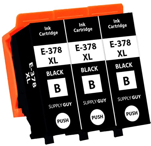 Supply Guy XL Druckerpatronen kompatibel mit Epson 378XL 478XL passend für Expression Photo HD XP-15000 XP-8000 XP-8005 XP-8500 XP-8505 XP-8600 XP-8605 XP-8700 (3 Patronen)