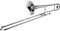 Btuty Alto Posaune Messing Gold Lack Bb Ton B flach Blasinstrument mit Kupfernickel Mundstück Cleaning Stick Etui