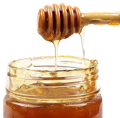 6 bastoncini a nido d'ape, bastoncini in legno per miele, con manico per mescolare il miele, cucchiaio per mescolare il miele, pratico bastoncino in legno per miele