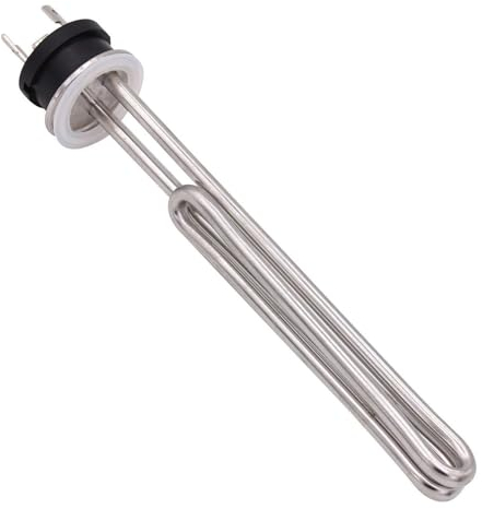 Water Heating Element 1.5 Tri-clamp Water Heater Electric Immersion Element With L6/30P Twist Lock Plug (Color : Heater only, Size : 120V_1500W)