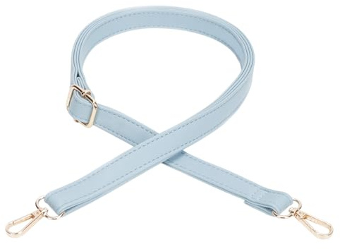 FLYAMAPIRIT Verstellbarer Schultergurt für Taschen, 2cm breiter PU Leder Taschengurt, DIY Zubehör für Handtaschen, Tragetaschen und Umhängetaschen (Himmelblau)