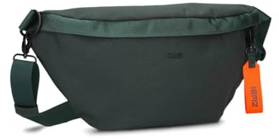 Zwei sportliche Unisex Bauchtasche Alex ALH80 Damen Herren & Teenager Hip Bag, modernes Cooles Design, Hüfttasche auch als Crossbody Bag tragbar wasserabweisend (Pine)