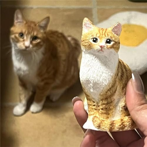 Imán De Escayola 3D para Perro, Imán De Nevera Personalizado para Perro, Imán De Nevera Personalizado De Dibujos Animados, Imán De Nevera 3D De Escayola con Cabeza De Mascota Y Gato De Regalo