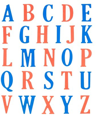 Large Uppercase Alphabet Metal Cutting Dies for Card Making – Set of 26 | 10 cm Tall Serif Letter Cuts For Names, Banners, Monograms And Displays