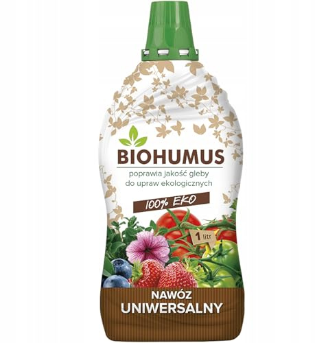 Biohumus EKO-Dünger für Blumen und Pflanzen für den universellen Einsatz 1l