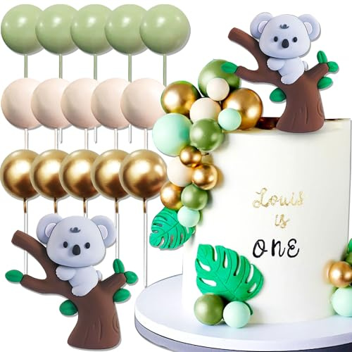 JeVenis Tortendeko Tiere Kuchendeko Dschungel Geburtstag Deko Thematische für Party Kinder Mädchen Babyshower