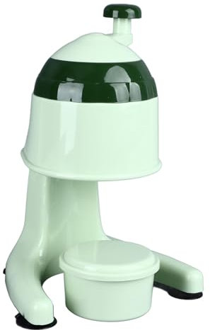 Machine à Cornets de Neige Manuelle, Rasoir à Glace et Machine à Glace Pilée avec Lames en Acier Inoxydable, Matériau ABS, Moule à Glaçons, pour Usage Domestique
