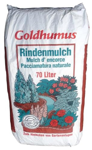 Goldhumus Rindenmulch 0-40 70 Liter Hülskamp