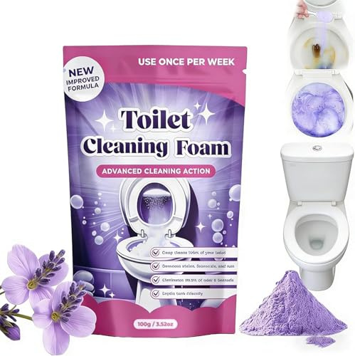 Fizzclean WC-Reiniger, Fizzclean Toilettenreiniger, Fizz Clean Toilet Cleaner, Fizz Clean Toilet Cleaning Foam, Instan Action Fizzclean Schaum Für Strahlend Saubere Toilette Ohne Aufwand (1Pc)