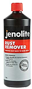 JENOLITE- Décapant de rouille liquide. Pour le traitement rapide de la rouille, retour au métal nu. Contenu : 1 litre