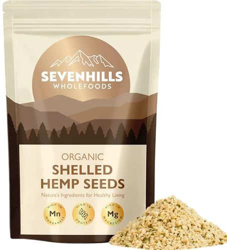 Sevenhills Wholefoods Semilla De Cáñamo Peladas Crudas Orgánico 1kg