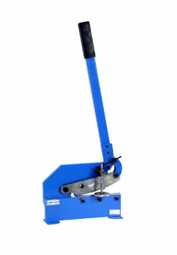 Erie Tools 8 Mounting Benchtop Manual Hand Plate Shear Cuts Sheet Metal, Rebar, and Round Stock Cutter