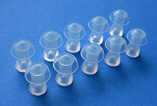 CareforYou® 10 piccoli auricolari morbidi di ricambio per apparecchi acustici BTE 12P, 13P, 13SP, 23P, 23P, 23SP, 23SP, 23SP, 23M BTE (dietro l'orecchio) apparecchi acustici