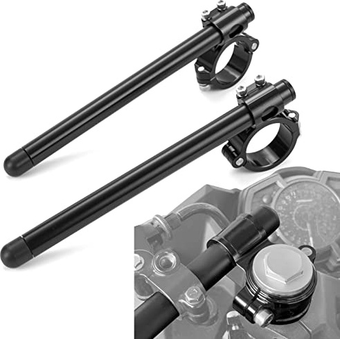 Fullibars Ø43mm semimanubri per moto forcella Ø 43mm cafe racer semi manubri tubo Ø 22.2mm realizzato in CNC alluminio
