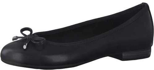 MARCO TOZZI Women's 2-22137-42 Ballet Flat, Black 2023, 4.5 UK
