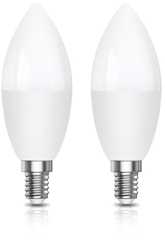 Klarlight LED Dämmerungslicht Sensor Glühbirne 5W E14 450lm Auto Ein Aus Glühbirne für Innen Außen Hof Veranda Garage Garten Warmweiß 2700K Packung mit 2