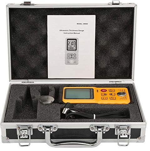Spessimetro ad ultrasuoni, SMART SENSOR AR860 Misuratore di spessore digitale ad ultrasuoni Campo di misura 1.0-300.0mm (acciaio)
