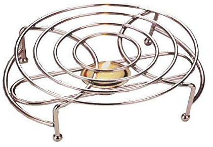 GWUK Glow Stylish Food Warmer – Single Chrome Stand with Tea Lights Candle to Keep Dish Plate Bowl Casserole Soup Fondue Hot – Ideal for Buffet Catering Restaurant Dinner Wedding