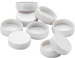 Knightsbridge Screw Cap Covers for SN and CU Ranges, White, (CAPCOVERS)