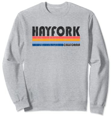 Vintage 70s 80s Style Hayfork, CA Sweatshirt