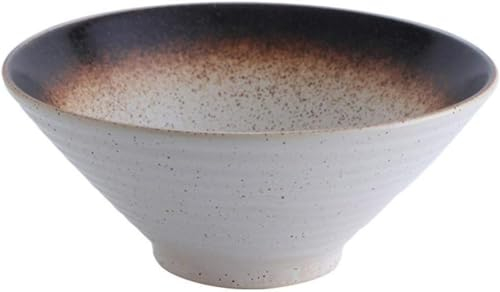 Ceramic Ramen Noodle Bowl Bowl Bowl - Japanese Ceramic Bowl Large Ramen Bowl Rice Bowl Fruit Soup Bowl Salad Bowl Soup Bowl-A||9inch