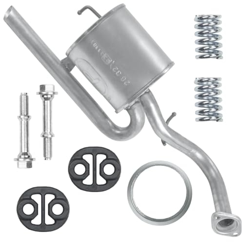 Polmo Schalldämpferset Auspuff Endtopf für Yaris 2 II XP9 2006-12/2011 1.3 Schrägheck