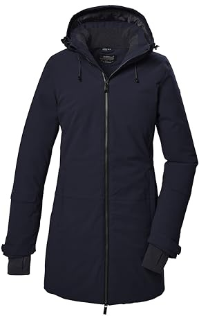 killtec Donna Parka funzionale/parka con cappuccio KOW 307 WMN PRK, dunkelnavy, 46, 41821-000