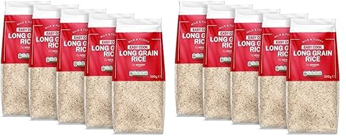 by Amazon Easy Cook Long Grain Rice, 10 packs of 500g