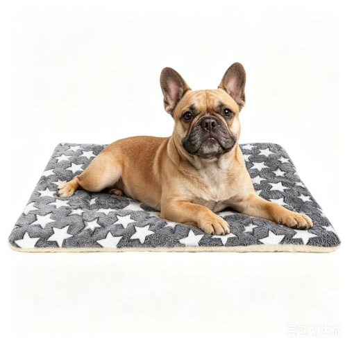 Dog bed Dog matDog Pet mat Box mat Machine washable grey（84x57x3.5CM）