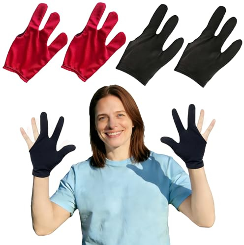 Heyshapeing 2 Pairs Adult Thumb Sucking Guard Gloves Finger Gloves for Stop Nail Biting Prevention Skin Picking Thumb Sucking and Hair Pulling (Red & Black)