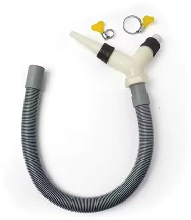 Générique Drainage pour Machine À Laver Et Sèche-Linge avec Tuyau De Drainage Étendu, Tuyau Evacuation Seche Linge, Longueur du Tuyau De 0,3 M/0,5 M, Double Evacuation Machine A Laver