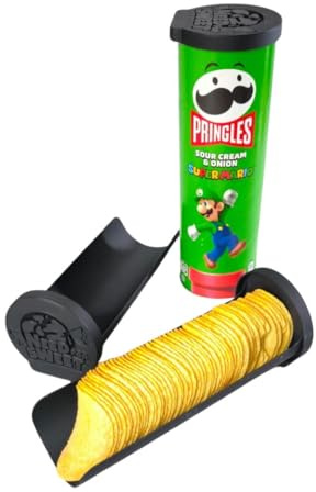 Stapelchips Lifter & Halter für Chips-Dosen – Servierhilfe zum Herausheben ganzer Chips-Stapel – weniger Bruch, saubere Finger – Snack-Organizer für Party, Sofa, Büro – kompatibel mit Pringles-dosen