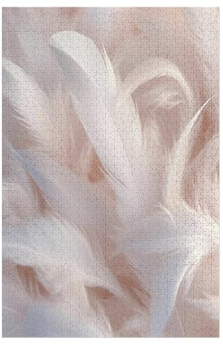 Puzzles 1000 Pièces Plume Puzzle pour Adultes Et EnfFourmis, en Bois Jeu ÉduChatif Défi Jouet, Jeu Familial Amusant 78×53cm