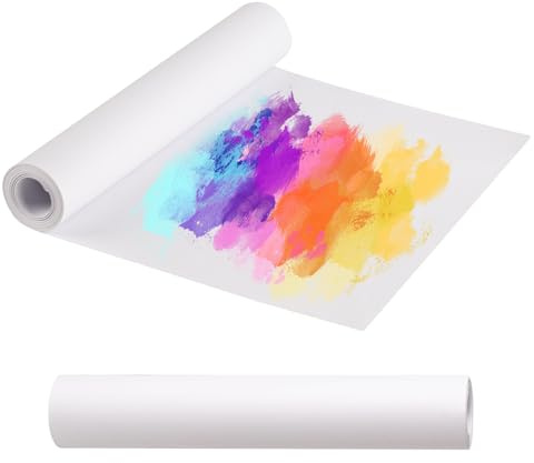2 Rolls Drawing Paper Roll for Kids, 30cm x15m White Art Easel Paper