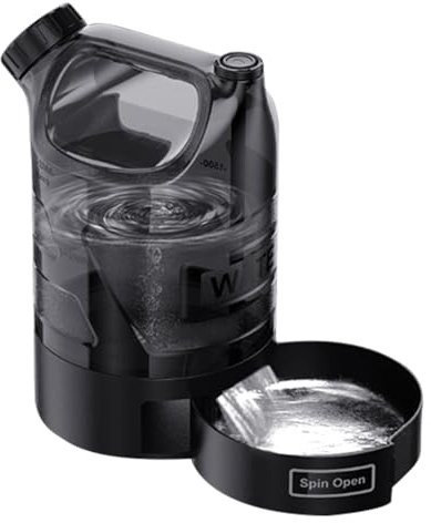 3L Grand Chien de Bouteille d'eau Voyage - Voyage de Chien Portable Dispensateur d'eau avec Bol, cruche à Eau pour Animaux de Compagnie à l'épreuve des fuites pour la randonnée, Le Camping