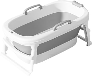 Portable Bathtub, Soaking Hot SPA and Ice Bath Tub,Family Baths for Adult,Ideal for Small Spaces