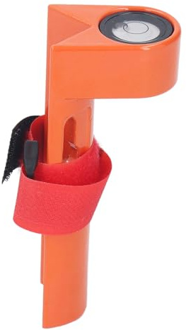 Xiuganpo Niveau à Bulle Réglable en Aluminium à Angle Droit pour Tiges de 1 à 1,25 Pouces, Léger et Portable, Décoration de la Maison, Matériau : Aluminium