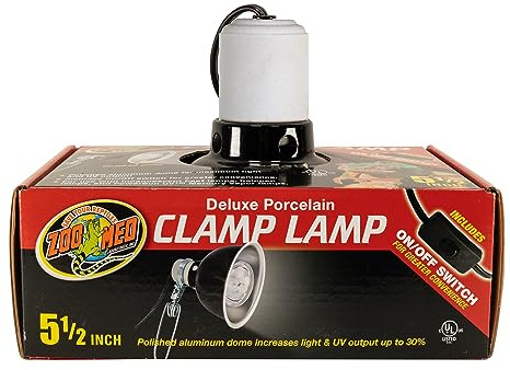 Zoo Med LF-11ec Porzellan Klemmlampe -max 60 W, 14 cm