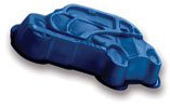 Kuchenform - Backform - Auto - 100% Silikon - 23,5 cm x 17 cm - 4 cm hoch
