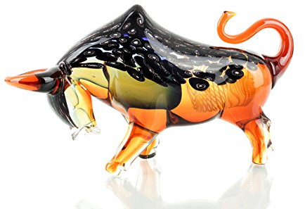 levandeo Designer skulptur tallrik 24 x 14 cm glas bordskoja dekoration mycket högklassigt hantverk unik glasskulptur djur