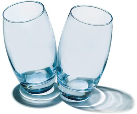Pasabahce Water and Juice Glass Turquoise Blue, 500 ml, Set of 3