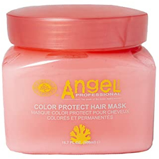 Angel Professional Color Protect hårmask 500 ml hårvård mask vild körsbärsblomma extrakt innehåller en unik kombination av antioxidanter