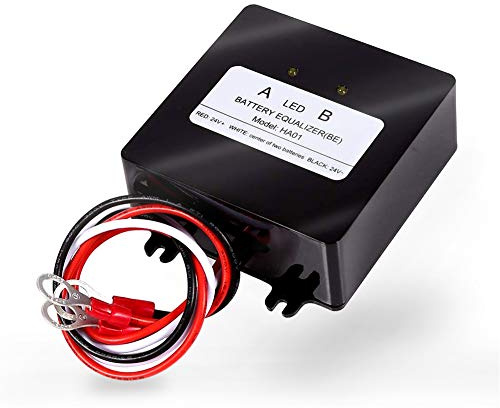 SolaMr 24V Battery Equalizer 2x12V Battery Balancer Equalizer for Gel/Flood/AGM Lead Acid Batteries for Solar Charge System - HA01