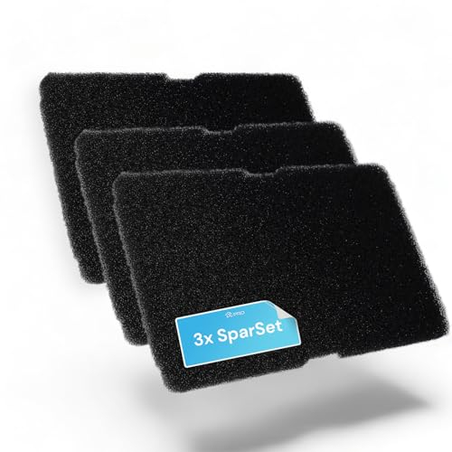 3x DL-pro Filtro in schiuma 240 x 155 mm adatto per Beko 2964840100 2964840200 per asciugatrice scambiatore di calore