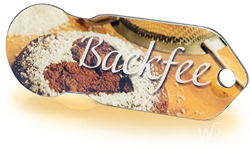 Einkaufswagenlöser Backfee/Entriegler für Einkaufswagen – inkl. 1 Jahr Schlüsselfundservice/Einkaufswagenchip abziehbar/Einkaufschip zum rausziehen/Schlüsselanhänger Metall / 1 Stück
