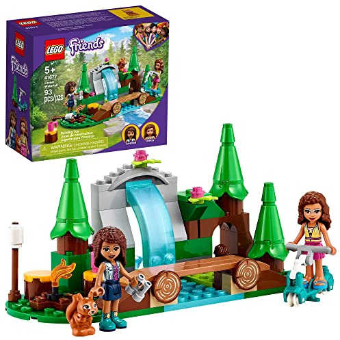 LEGO Friends Forest Waterfall 41677 Building Kit; Includes a Squirrel Toy; Ideal Gift for Kids Who Love Nature Toys; New 2021 (93 Pieces)